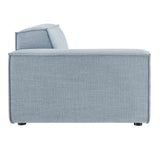 Restore Sky Performance Fabric Upholstered Left-Facing Modular Lounge Chair - Ornate Home