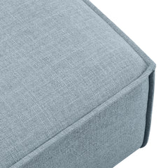 Restore Sky Performance Fabric Upholstered Modular Ottoman - Ornate Home