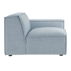Restore Sky Performance Fabric Upholstered Right-Facing Modular Lounge Chair - Ornate Home