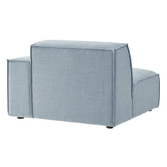 Restore Sky Performance Fabric Upholstered Right-Facing Modular Lounge Chair - Ornate Home