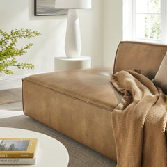 Restore Toast 2-Piece Vegan Leather Modular Loveseat - 40.5x112" - Ornate Home