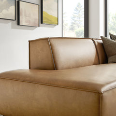 Restore Toast 2-Piece Vegan Leather Modular Loveseat - 40.6x97.7" - Ornate Home
