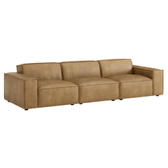 Restore Toast 3-Piece Vegan Leather Modular Sofa Set - Ornate Home