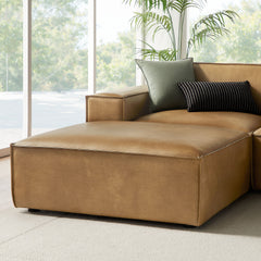 Restore Toast 6-Piece Vegan Leather Modular Sectional Sofa - Ornate Home