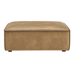 Restore Toast Vegan Leather Modular Ottoman - Ornate Home