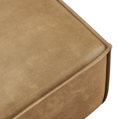 Restore Toast Vegan Leather Modular Ottoman - Ornate Home