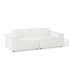 Restore White 2-Piece Sectional Sofa - Ornate Home