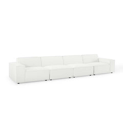 Restore White 4-Piece Sectional Sofa - 40.5x164" - Ornate Home