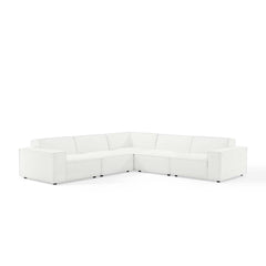 Restore White 5-Piece Sectional Sofa - 122.50x122.50" - Ornate Home