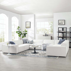 Restore White 8-Piece Sectional Sofa - Ornate Home