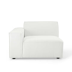 Restore White Left-Arm Sectional Sofa Chair - Ornate Home