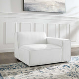 Restore White Right-Arm Sectional Sofa Chair - Ornate Home