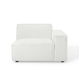 Restore White Right-Arm Sectional Sofa Chair - Ornate Home