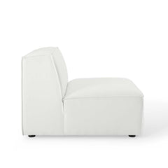 Restore White Sectional Sofa Armless Chair - Ornate Home