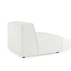 Restore White Sectional Sofa Armless Chair - Ornate Home