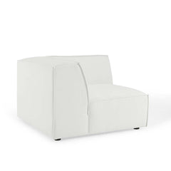 Restore White Sectional Sofa Corner Chair - Ornate Home