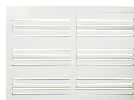 Retreat Slatted Platform Bed in Snowfall - Ornate Home