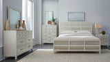 Retreat Slatted Platform Bed in Snowfall - Ornate Home