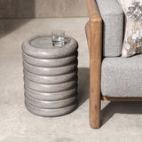 Reva Athena Gray Outdoor End Table - Ornate Home