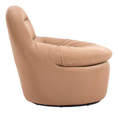 Reva Tan Swivel Chair - Ornate Home