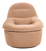 Reva Tan Swivel Chair - Ornate Home