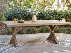 Revare Beach Beige Outdoor Dining Table - Ornate Home