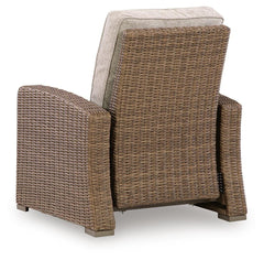 Revare Beach Beige Outdoor Recliner - Ornate Home
