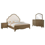 Revello Washed Mango 4-piece Queen Bedroom Set - Ornate Home