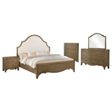 Revello Washed Mango 5-piece California King Bedroom Set - Ornate Home