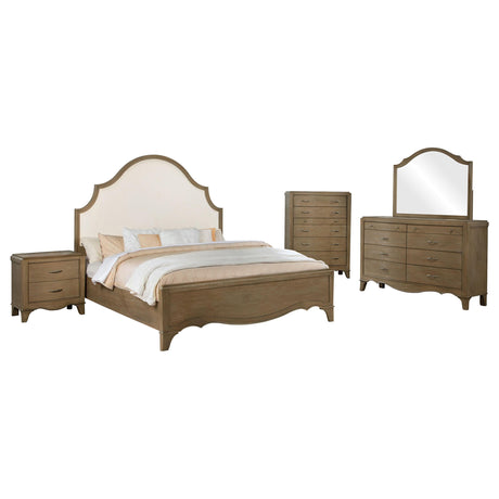 Revello Washed Mango 5-piece Queen Bedroom Set - Ornate Home