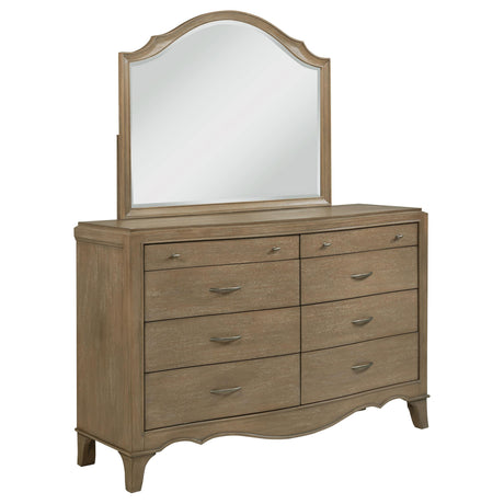 Revello Washed Mango 8-drawer Bedroom Dresser with Mirror - Ornate Home