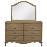 Revello Washed Mango 8-drawer Bedroom Dresser with Mirror - Ornate Home