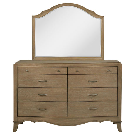 Revello Washed Mango 8-drawer Bedroom Dresser with Mirror - Ornate Home