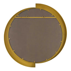Reverse Bronze Round Mirror - Ornate Home