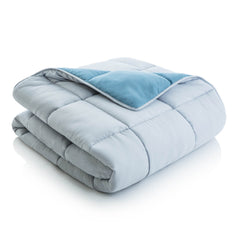 Reversible Bed in a Bag White Twin Comforter Set - Ornate Home