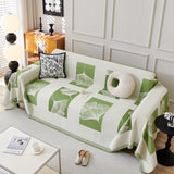 Reversible Ginkgo Leaf Furniture Slipcovers for Sofas Scratch Resistant Sectional Sofa Throw Covers - Ornate Home