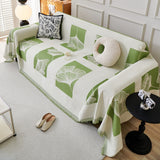 Reversible Ginkgo Leaf Furniture Slipcovers for Sofas Scratch Resistant Sectional Sofa Throw Covers - Ornate Home