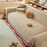 Reversible Herringbone Sofa Cover, 2-in-1 Classic British Throw Blanket for Couch - Ornate Home