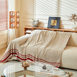 Reversible Herringbone Sofa Cover, 2-in-1 Classic British Throw Blanket for Couch - Ornate Home