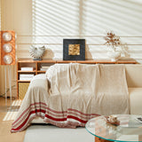 Reversible Herringbone Sofa Cover, 2-in-1 Classic British Throw Blanket for Couch - Ornate Home