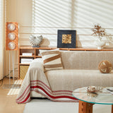 Reversible Herringbone Sofa Cover, 2-in-1 Classic British Throw Blanket for Couch - Ornate Home
