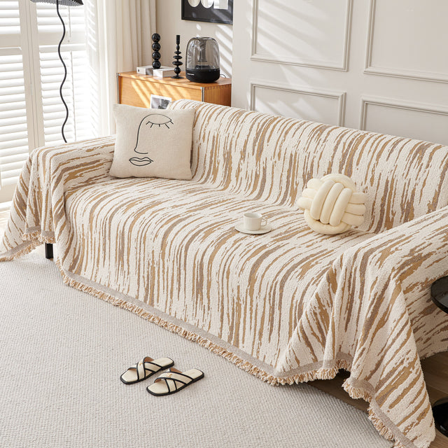 Reversible Sofa Throw Blanket, Couch Cover Sofa Slipcover for Most Shape Sofas - Ornate Home