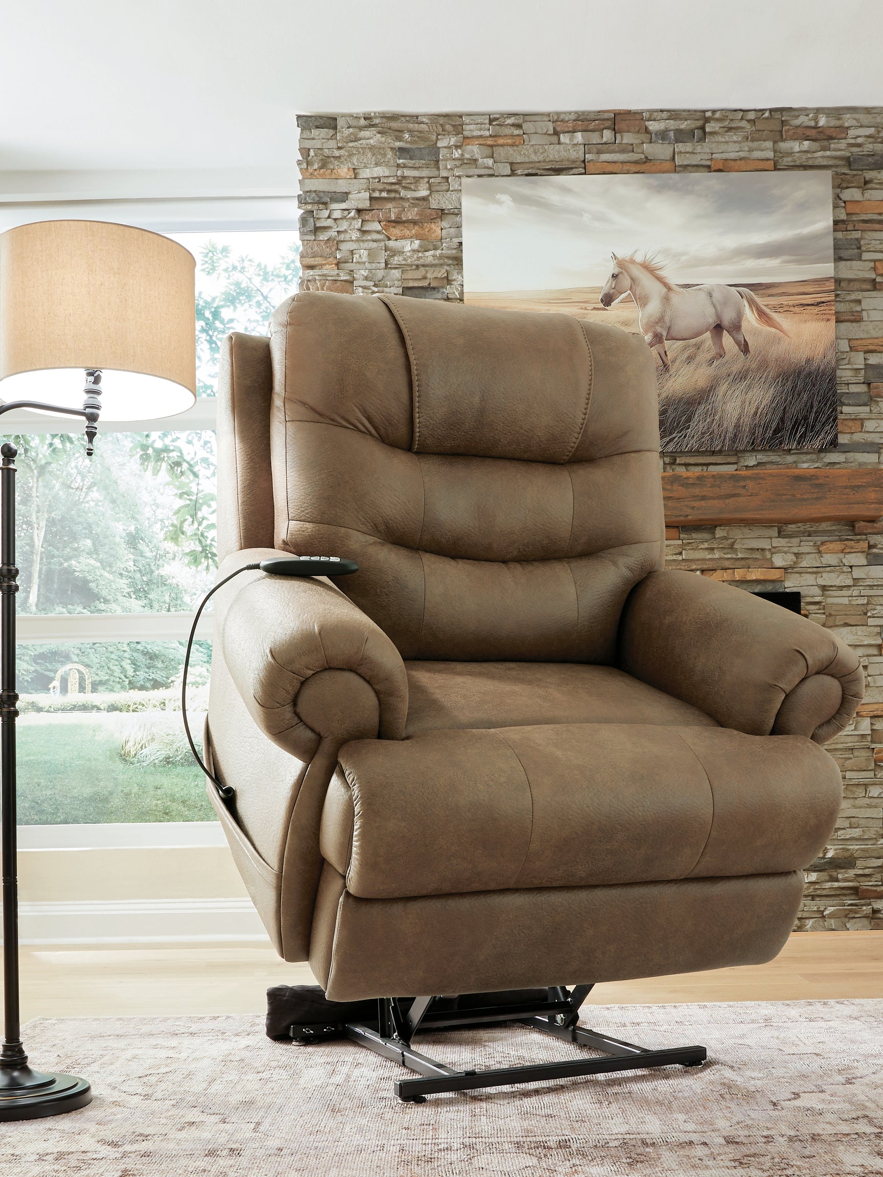 Revived and Restored Earth Power Lift Recliner (Online Special Price) - Ornate Home