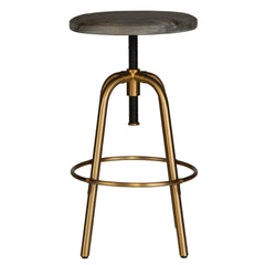 Revolve Brass Counter Stool - Ornate Home