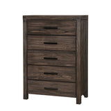 Rexburg Wire-Brushed Rustic Brown Chest - Ornate Home