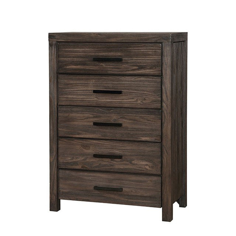 Rexburg Wire-Brushed Rustic Brown Chest - Ornate Home