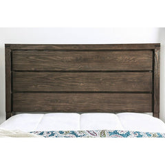 Rexburg Wire-Brushed Rustic Brown E.King Bed - Ornate Home