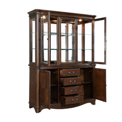 Rexford Cherry Buffet & Hutch - Ornate Home