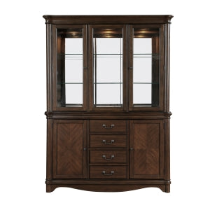 Rexford Cherry Buffet & Hutch - Ornate Home