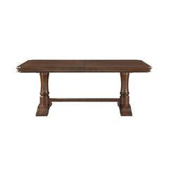Rexford Cherry/Gray 5-Piece Dining Table Set - Ornate Home